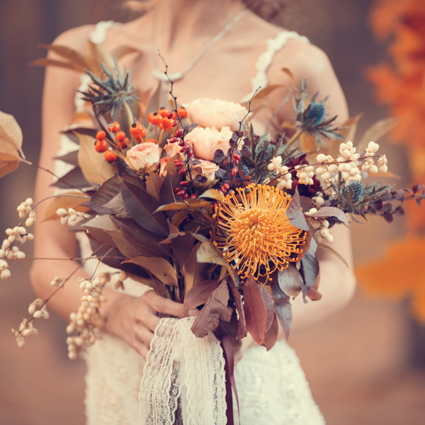 Autumn Wedding Bouquet